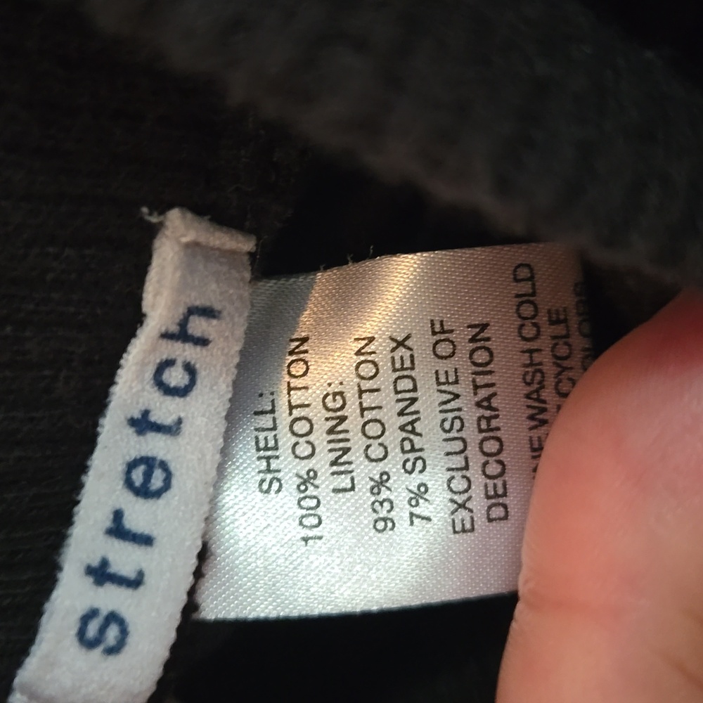 Black Athletic Skort, size Petite XL - Picture 3 of 6